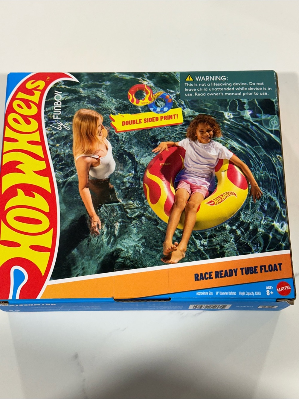 Hot wheels Kids  Tube Float - Yellow & Red New